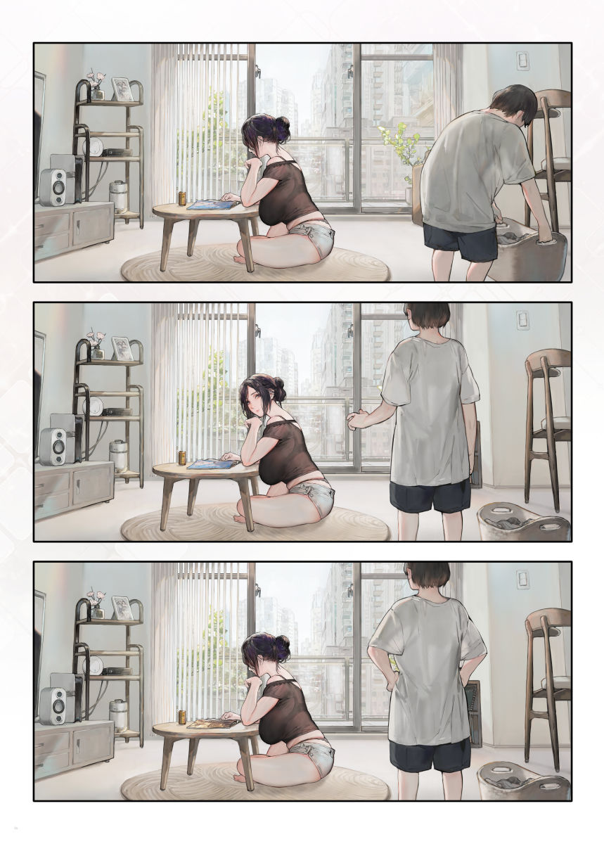 ご近所の奥さん休みの日は家で暇そう【エロ漫画】d_647010 | COMEX