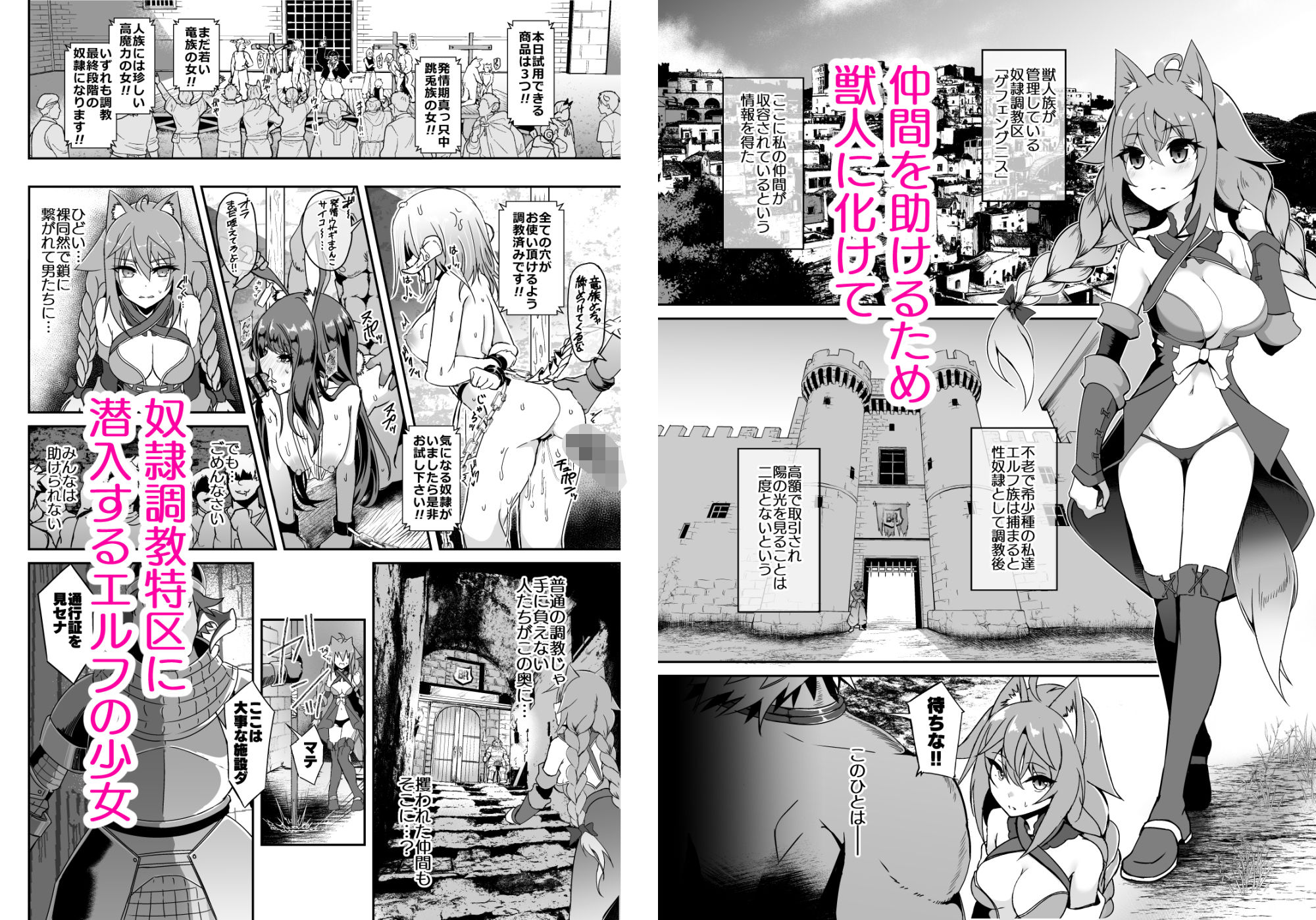 逃亡ELF11【エロ漫画】d_659188 | 白金堂