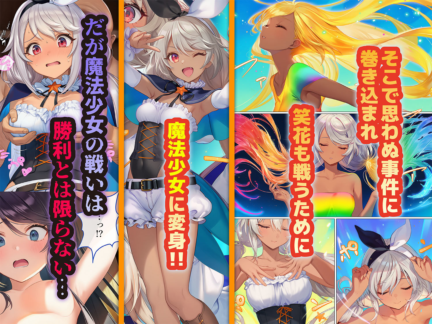 魔法少女WISHES 搾乳牧場編 笑花&叶BAD【エロ漫画】d_763153 | むほー地帯
