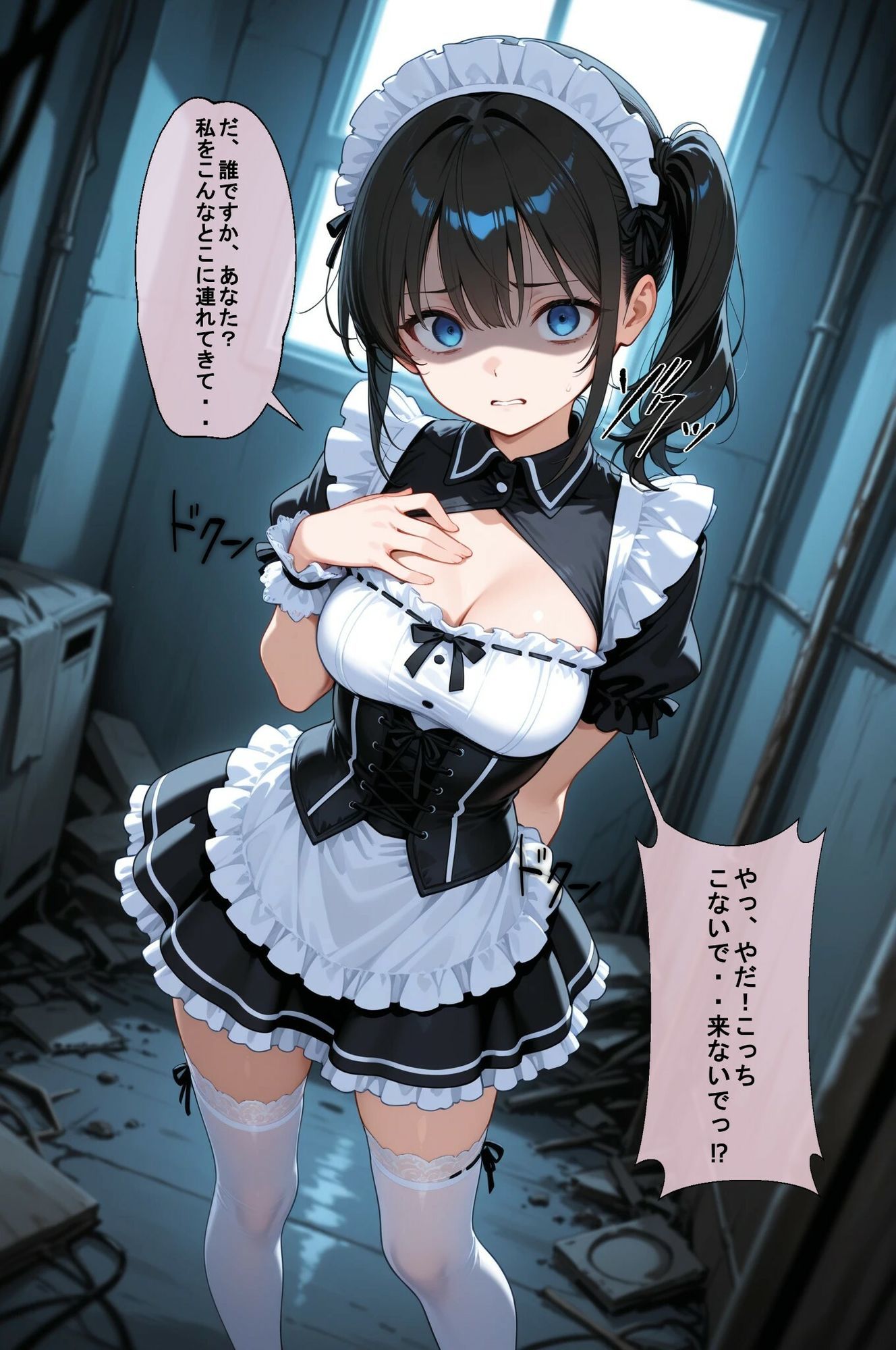 コスプレ美少女は廃屋で餌食となる・・ 悲壮な女の子って・・そそるよね【エロ漫画】d_819583 | 着衣(下着&コスプレ)有りは大正義