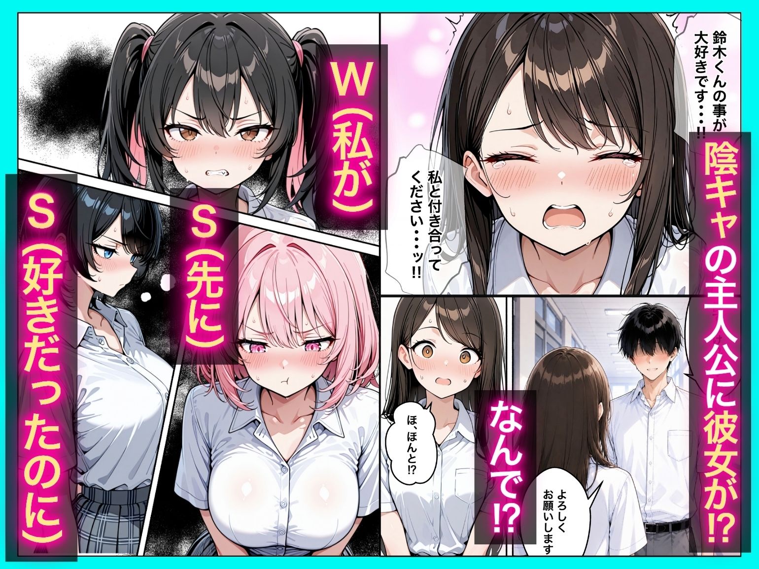 WSS〜一軍ギャル3人組による逆NTRハーレムスクールライフ〜【エロ漫画】d_823534 | たむりん