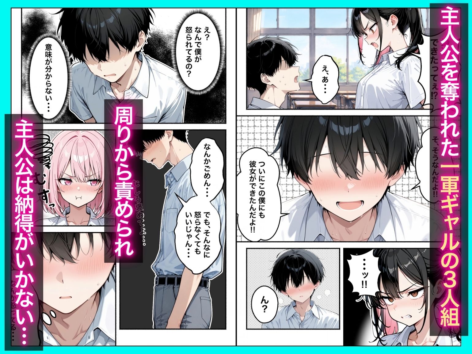 WSS〜一軍ギャル3人組による逆NTRハーレムスクールライフ〜【エロ漫画】d_823534 | たむりん