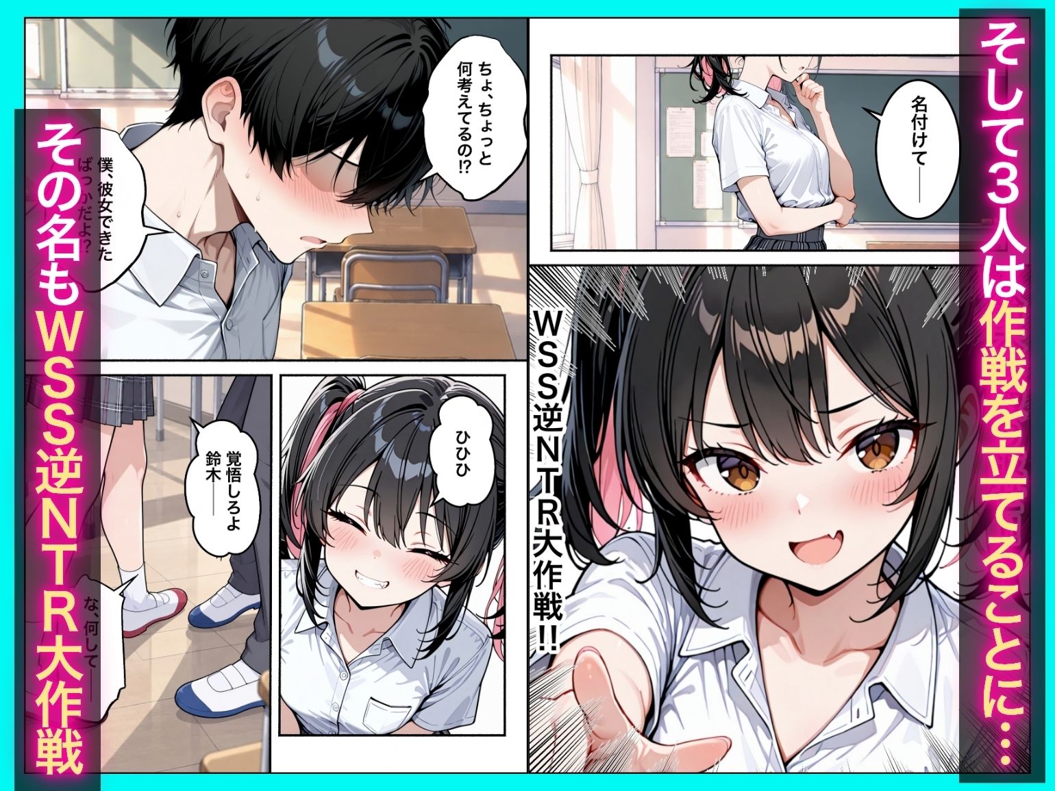 WSS〜一軍ギャル3人組による逆NTRハーレムスクールライフ〜【エロ漫画】d_823534 | たむりん