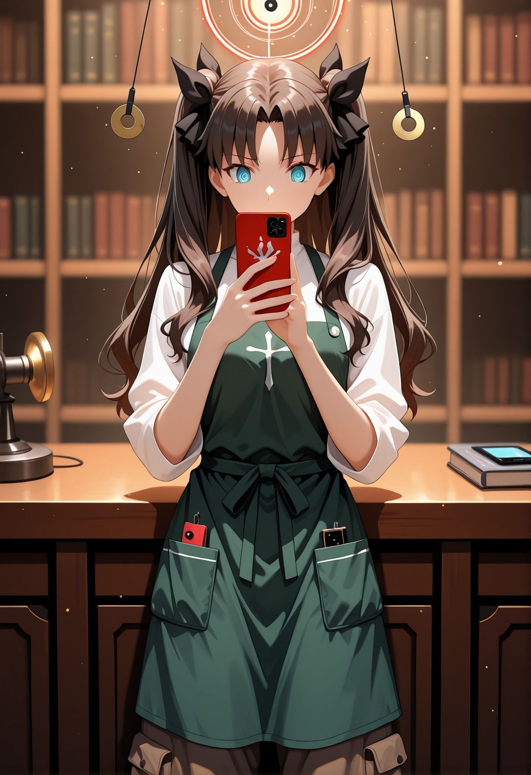 F〇teパロディ遠〇凛 裸エプロン図書館孕ませ連続行為 制服妊娠シチュ満載エロ画像166枚【エロ漫画】d_780339 | ありす工房