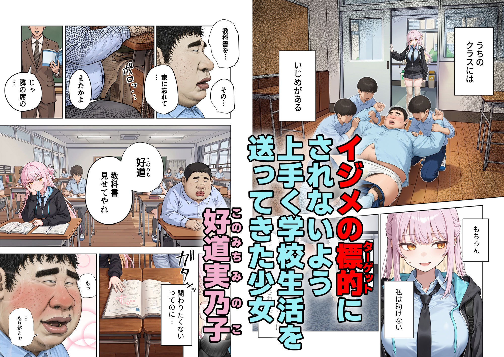 イジメはいじめられる側に原因がある【エロ漫画】d_813649 | 愛・筋肉博