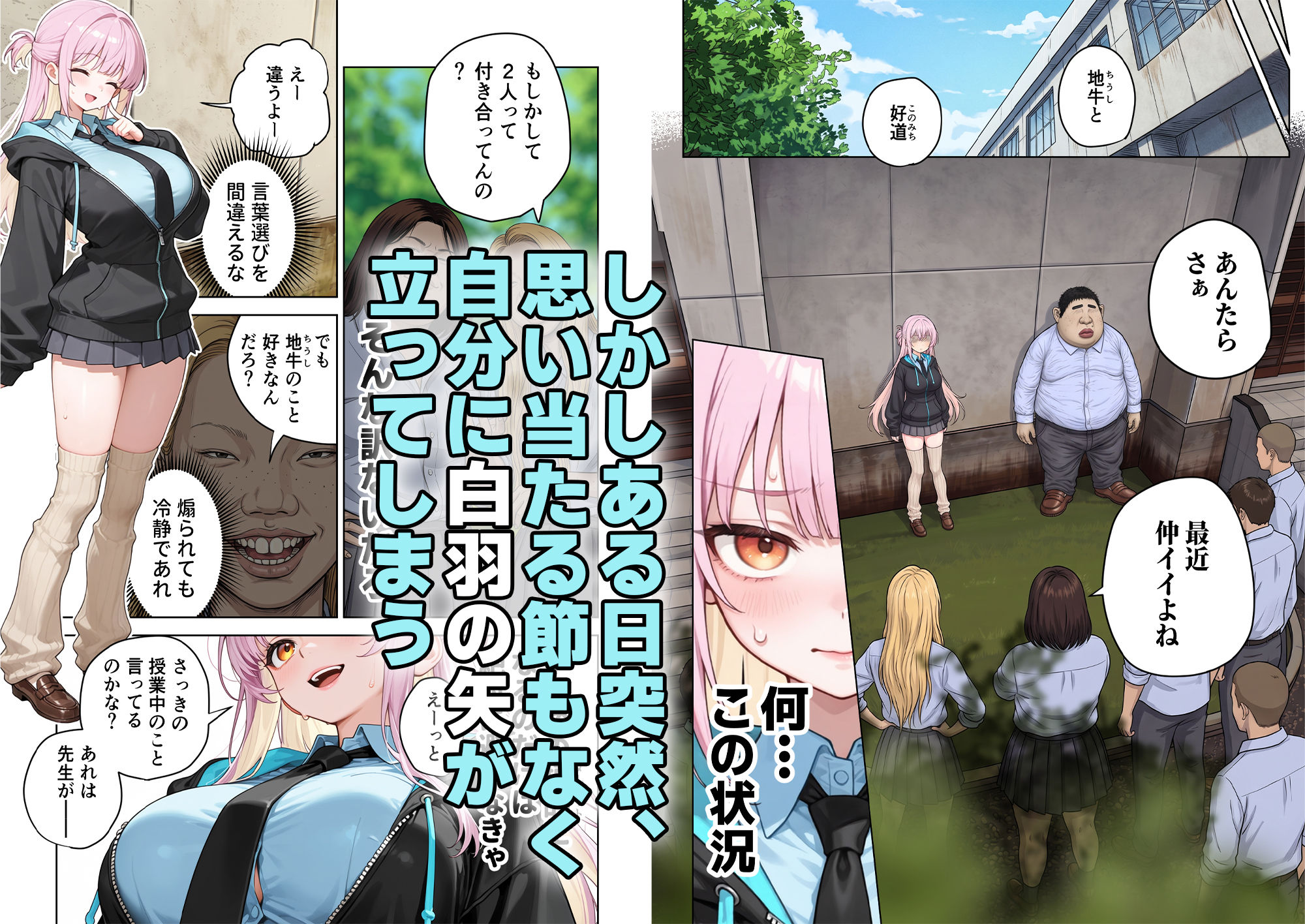 イジメはいじめられる側に原因がある【エロ漫画】d_813649 | 愛・筋肉博