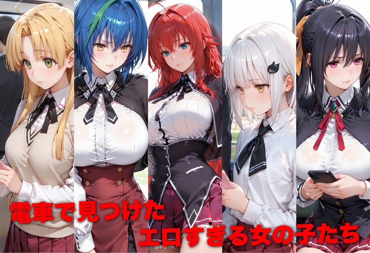 電車で痴●した美女をガラスに押し付けメス堕ちさせた話 ハ●スクールD×D編【エロ漫画】d_827434 | 海手マン