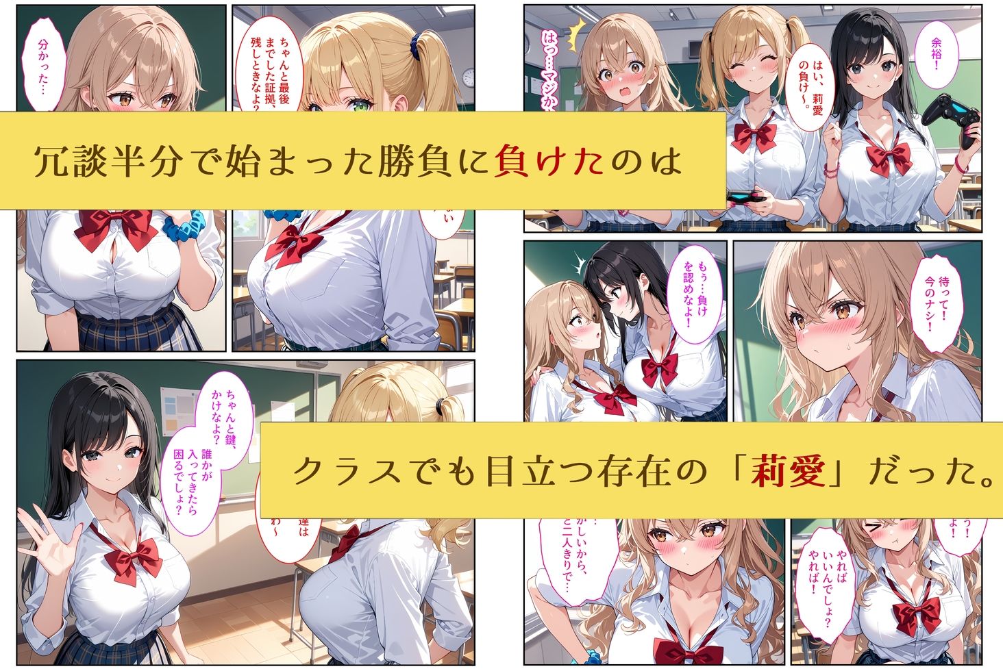 陰キャの僕が一軍ギャルたちの罰ゲームでセックスしたら、なぜか全員セフレになりました【エロ漫画】d_829742 | StudioSR（妹･人妻･巨乳推し）