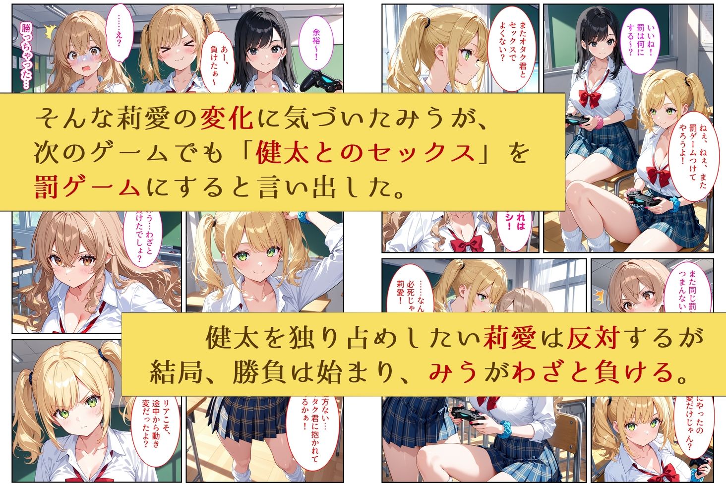 陰キャの僕が一軍ギャルたちの罰ゲームでセックスしたら、なぜか全員セフレになりました【エロ漫画】d_829742 | StudioSR（妹･人妻･巨乳推し）