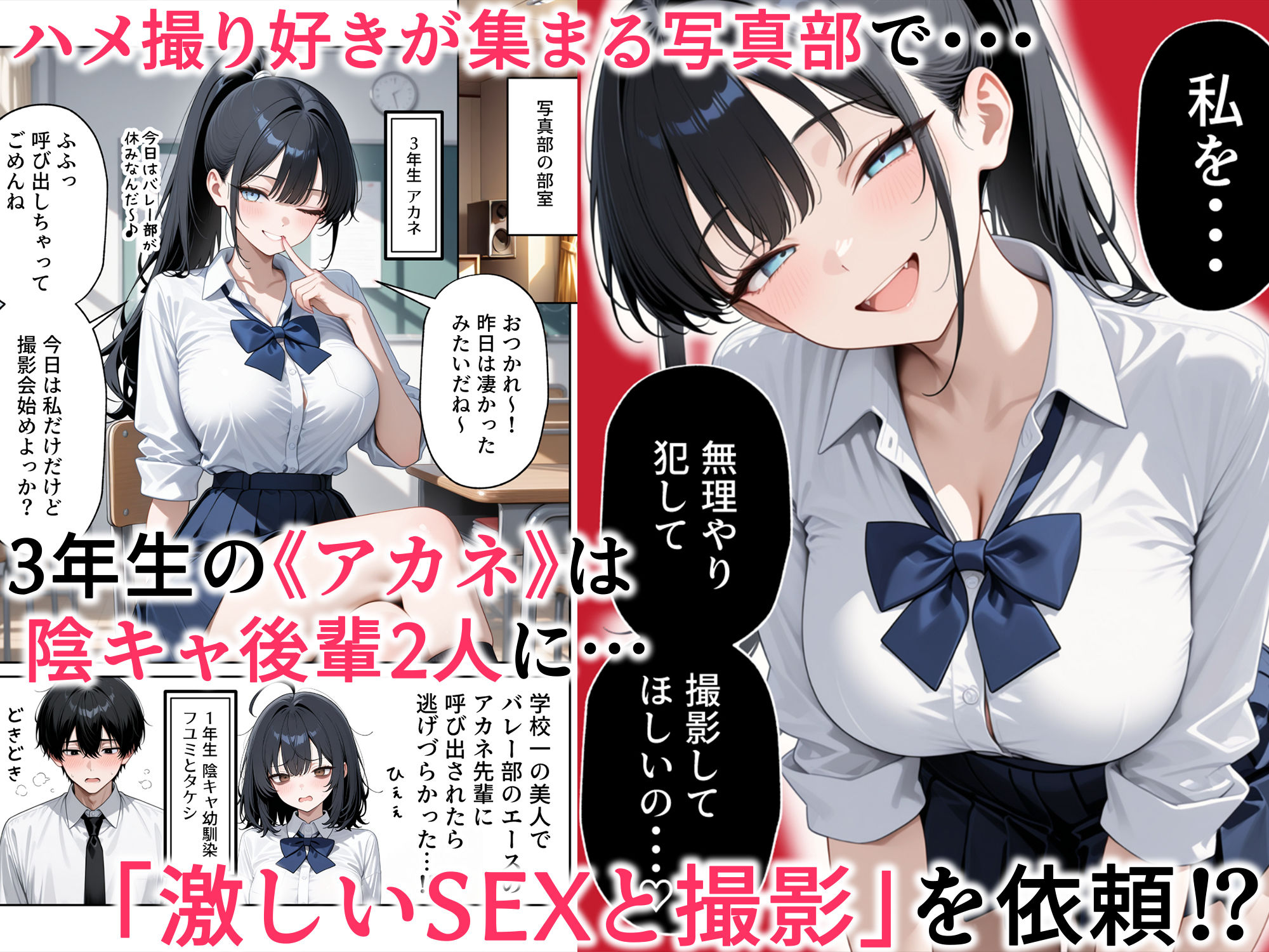 ハメ撮り好きなJ◯たちとハーレムSEXした話2【エロ漫画】d_831233 | ぱにぱに